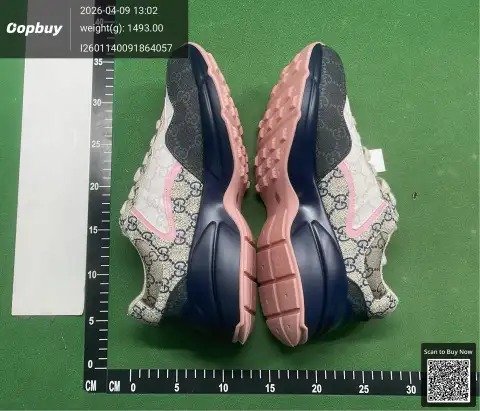Shipped the same day: G brand color-block dad shoes, 2025 spring new arrivals—casual printed platform sneakers with signature monogram, unisex. -3