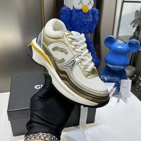 2025 Chanel-style gold and sil
