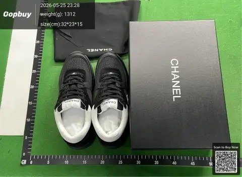 chane Leather Logo Silver Corner King Gold Corner King Low-top Life Casual Shoes Women's Full Color Collection Xiao Xiang Home -2