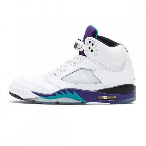 Air Jordan 5 Black/White Baske