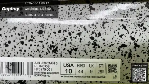 Air Jordan 5 Black/White Basketball Shoes -4