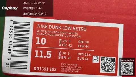 New VT Batch Dunk Low Retro Sneakers -3