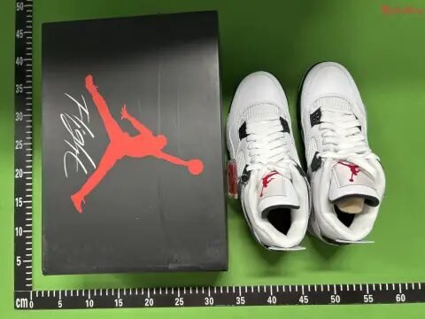 Air Jordan 4 White and Blue -1