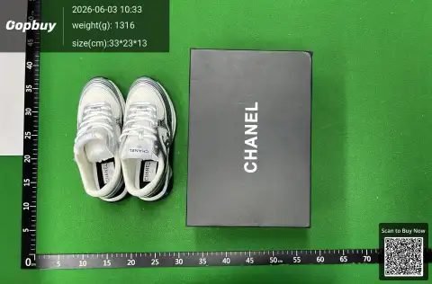 Women's Chanel-Style Platform Sneakers -5