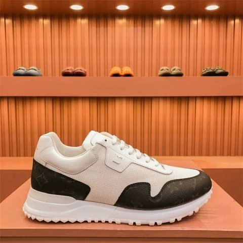 Printed Leather Chunky Sneaker