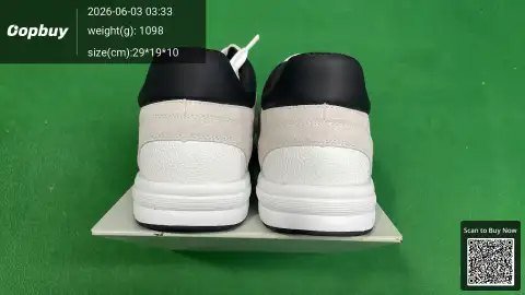 Women's Leather Platform Chunky Sneakers -4
