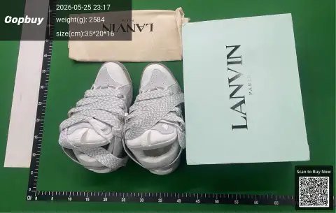 Lanvin Leather Curb Sneakers GZ Batch -2