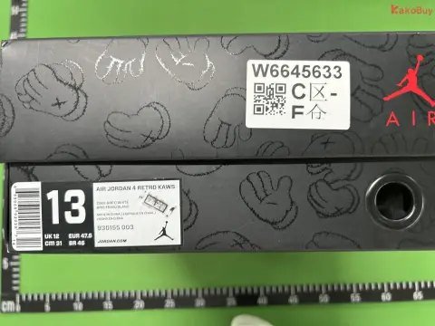 Air Jordan 4 KAWS Real GX Batch -5