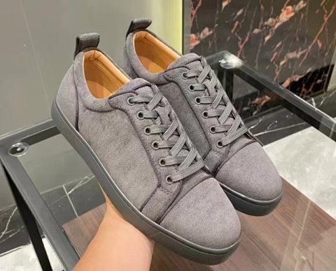 Suede Low-Top Casual Sneakers