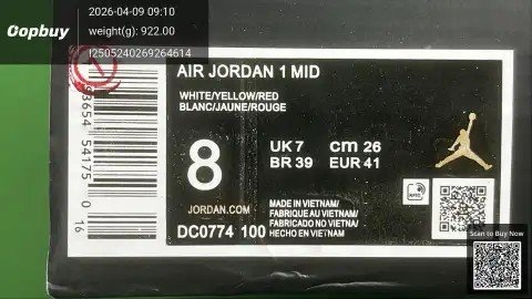 Air Jordan 1 Mid DW Batch -4