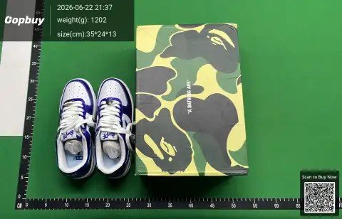 Blue Low-Top Casual Sneakers -5