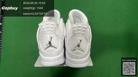 Air Jordan 4 Blue Sneakers -3