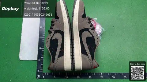 Travis Scott Air Jordan 1 Low Olive Sneakers -6