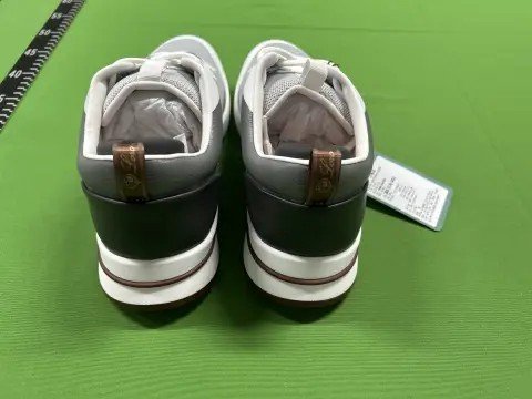 Grey Suede Low-Top Sneakers -2