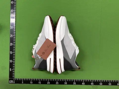 Grey Suede Low-Top Sneakers -4