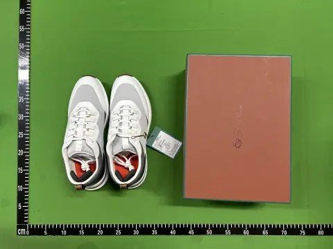 Grey Suede Low-Top Sneakers -7