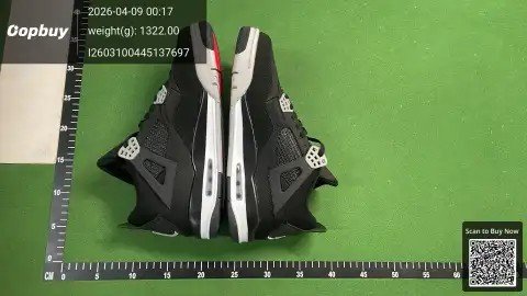 Air Jordan 4 Color-Block Sneakers FA -4