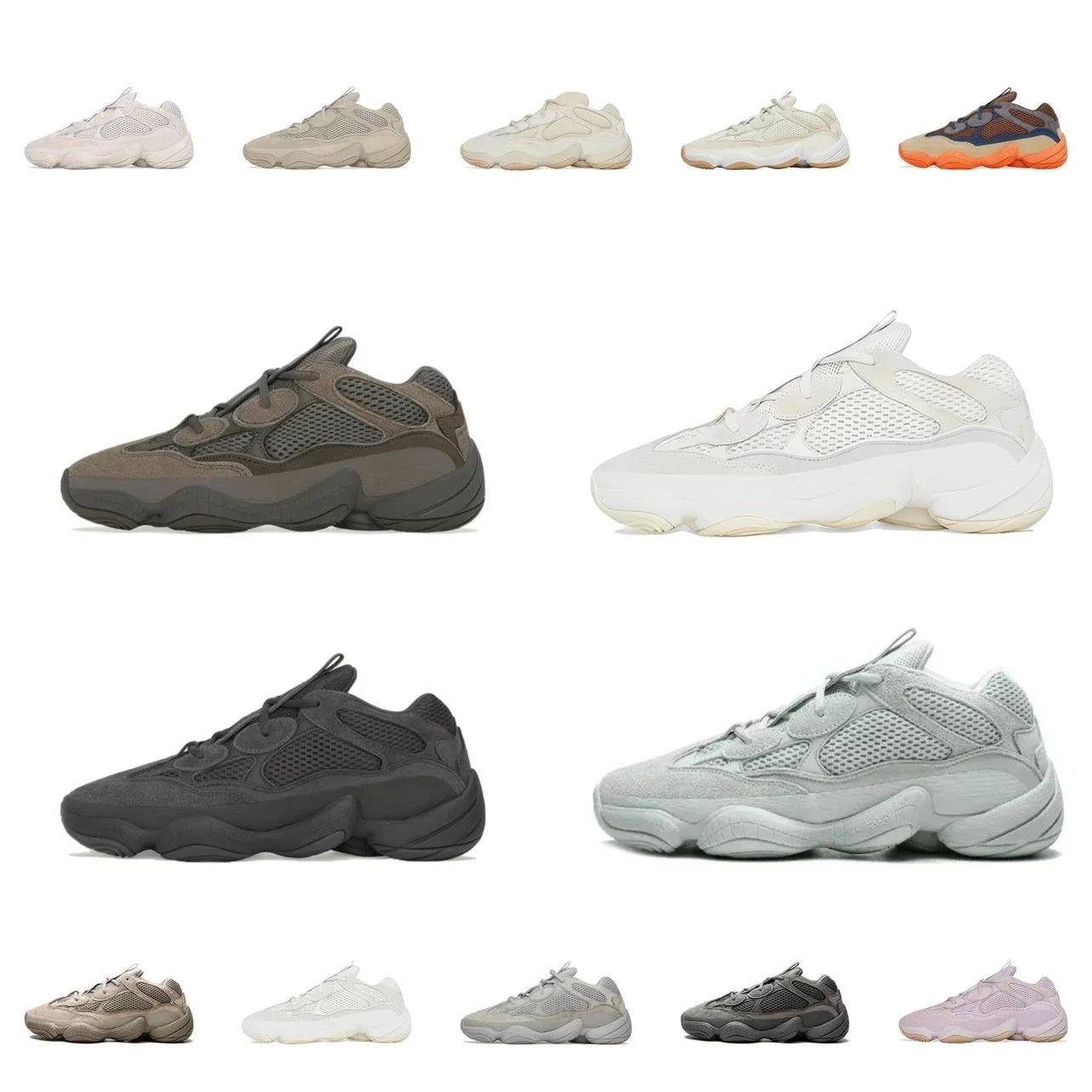 Low-Top Chunky Casual Sneakers
