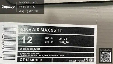 Air Max 95 Cushioned Sneakers CDDJX -5