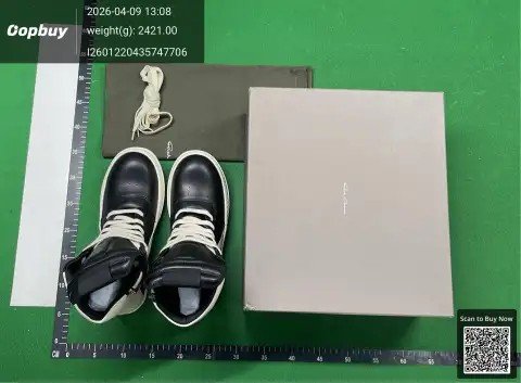 Rick Owens 22FW Leather Sneakers -4