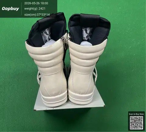 Rick Owens 22FW Leather Sneakers -2