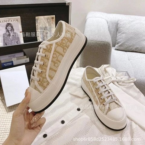 Monogram Platform Canvas Sneak