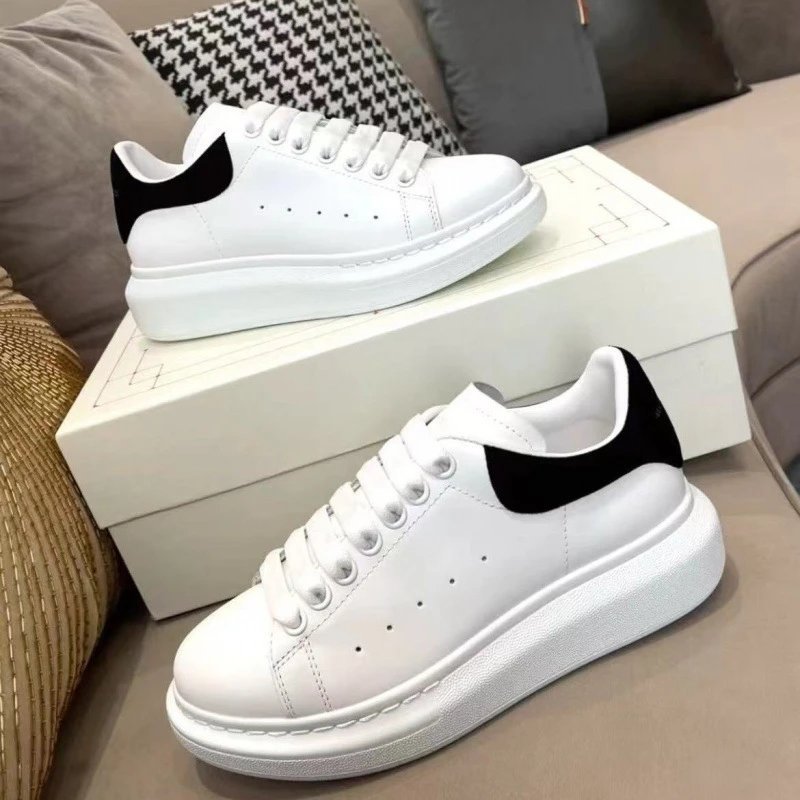 Leather Platform White Sneakers -2