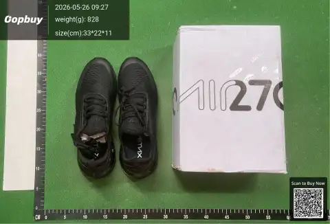 Air Max 270 Triple Black Sneakers -6