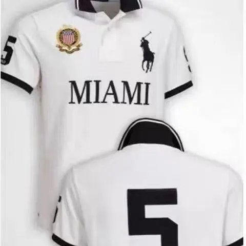 Miami Embroidered Polo Jersey