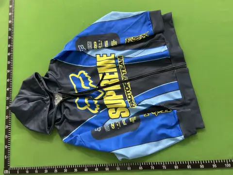Racing Print Zip Hoodie -4