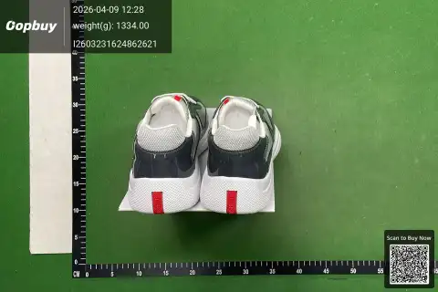 Leather Mesh Casual Sneakers -2