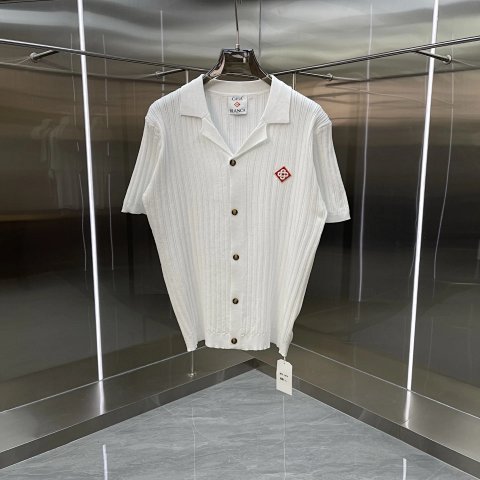 Casual Short-Sleeve Button Shi