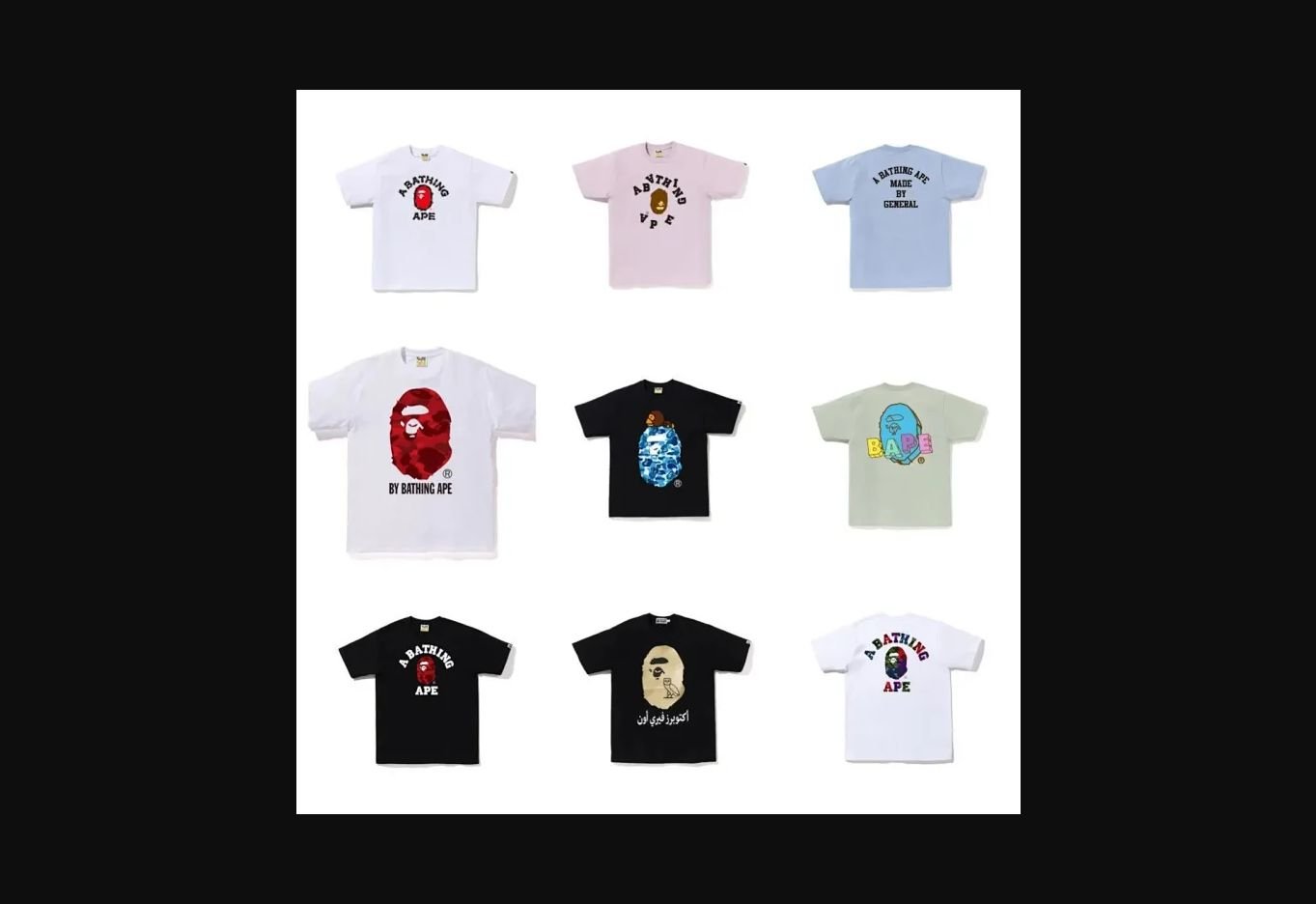 Ape Graphic T-Shirt Collection