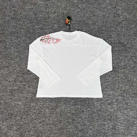 Sakura Embroidered Long-Sleeve