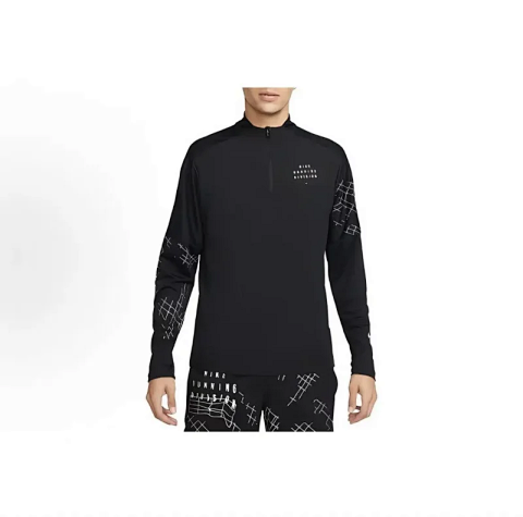 Reflective Half-Zip Running To