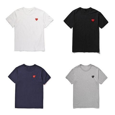 Heart Embroidered T-Shirt Coll