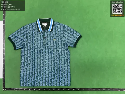 Monogram Knit Polo Shirt -3