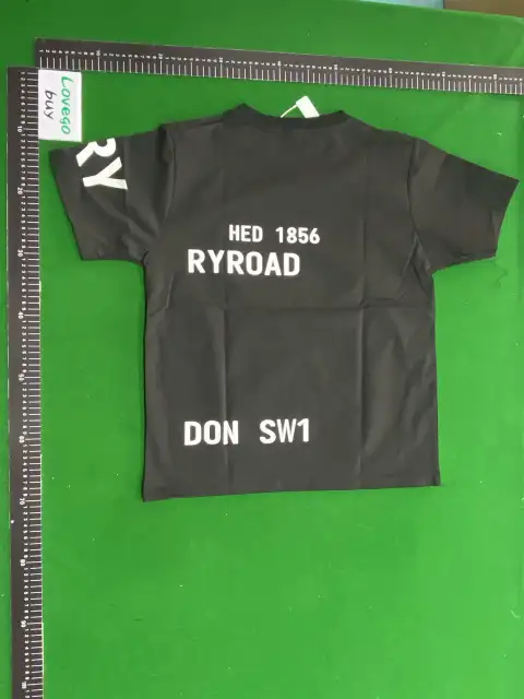 Burberry Logo Black T-Shirt -6