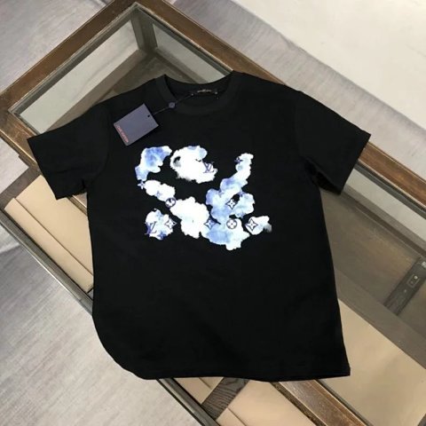 Floral Graphic Black T-Shirt
