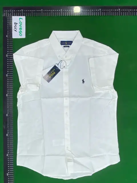 Classic White Button-Up Shirt -4