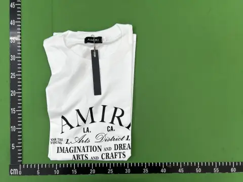 Amiri Letter Print T-Shirt -5