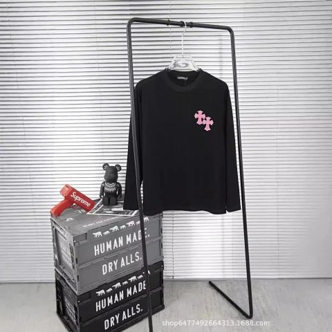 Pink Cross Graphic Black Sweat