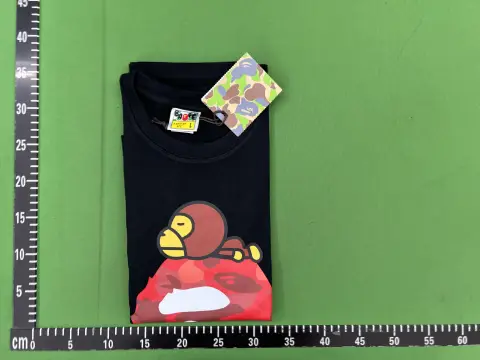 Camo Ape Graphic Black T-Shirt -6