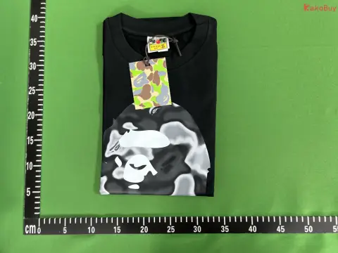 Camo Ape Graphic Black T-Shirt -5