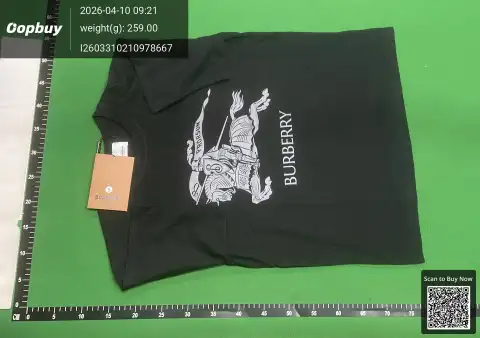 Burberry Logo Black T-Shirt -6