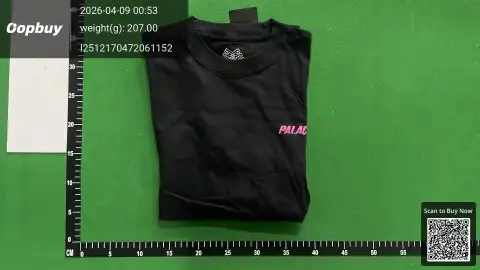Palace Logo Black T-Shirt -4