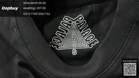 Palace Logo Black T-Shirt -5