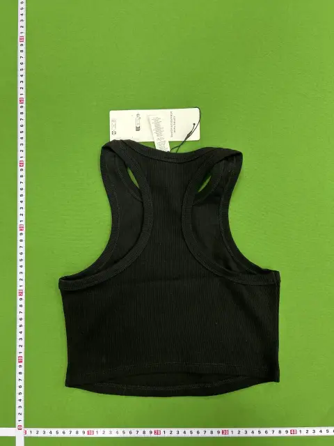 Ribbed Cropped Tank Top -3