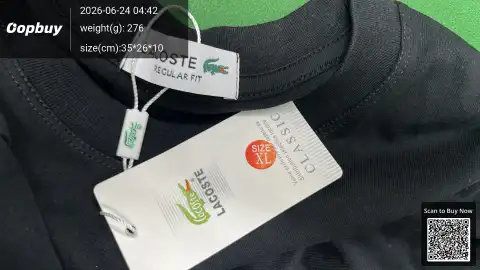 Lacoste Logo Black T-Shirt -2