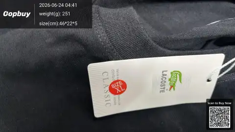 Lacoste Logo Black T-Shirt -4